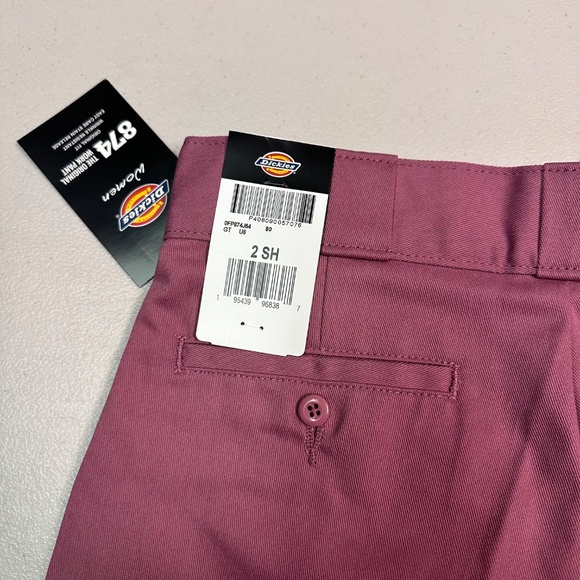 Dickies Mauve Tailored Trousers Size 2 - Picture 7 of 8
